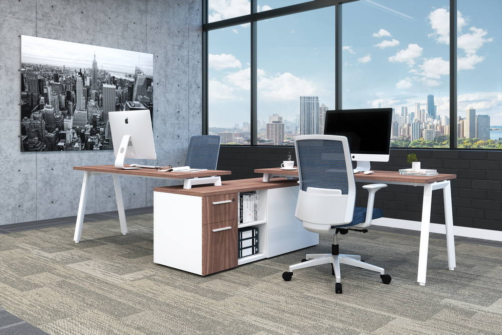 Modular Alpha Con Credenza Lateral