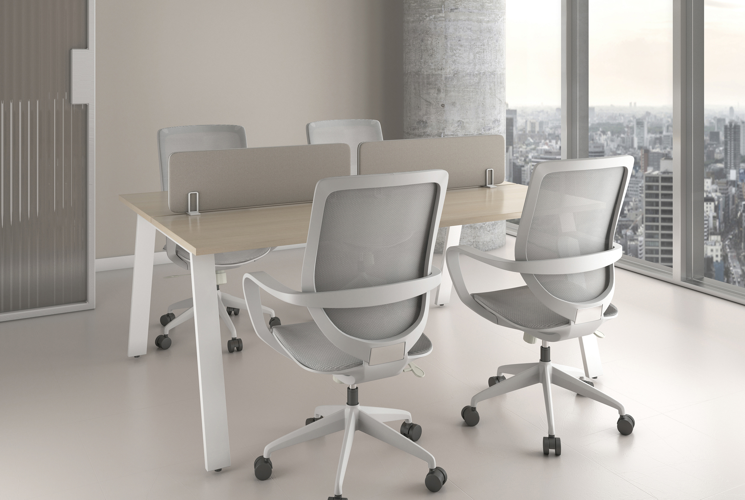 Silla Operativa Evolution OHE-99gris - Imagen 2